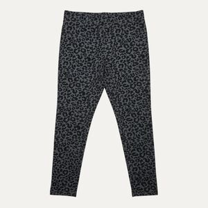 Style & Co Women's Velvet Leopard Print High-Rise Leggings - Petite Medium